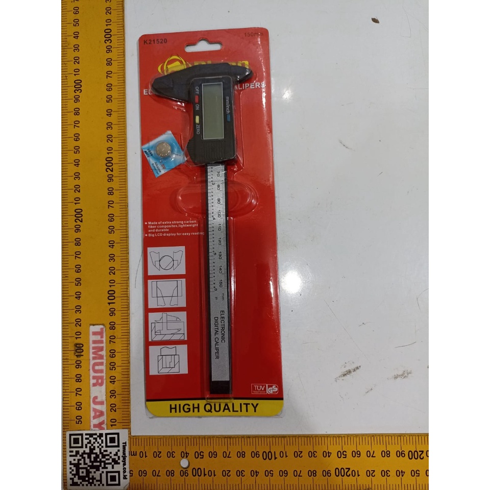 MOLLAR Jangka Sorong Sigmat Digital Vernier Caliper LCD Screen