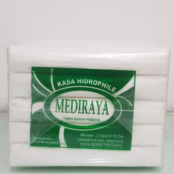 Kasa Gulung Verban MEDIRAYA 15 cm X 2 yard isi 50 Rol