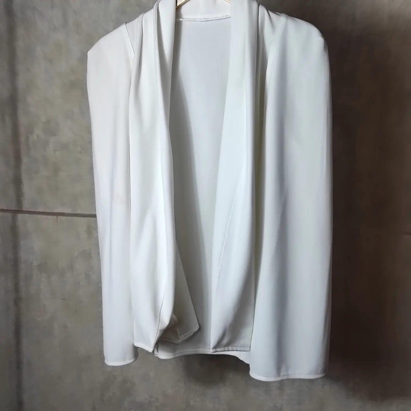 White Cape Blazer