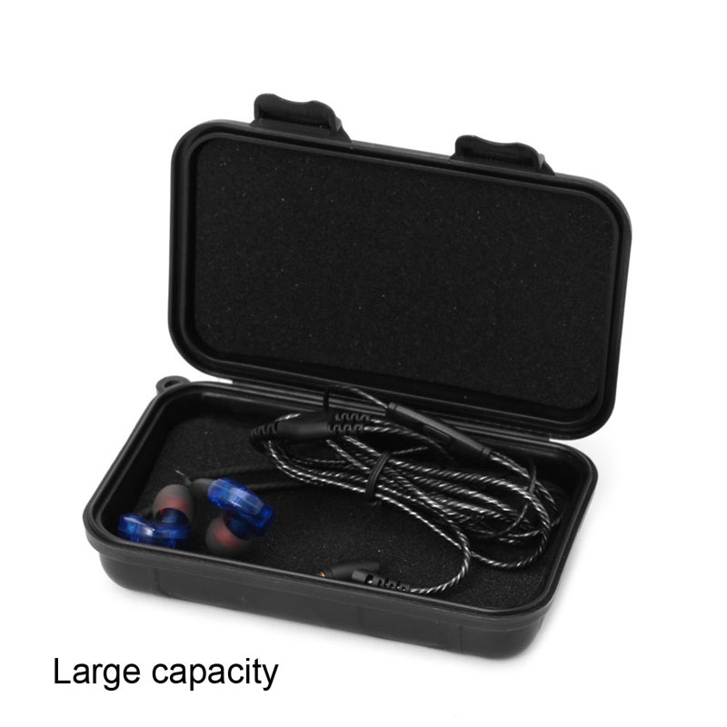 Bt Upgrade Earphone Anti Jatuh Untuk Case Untuk Kz Square Full Pelindung Shockproof Wireless Portable Headphone Storage Pou