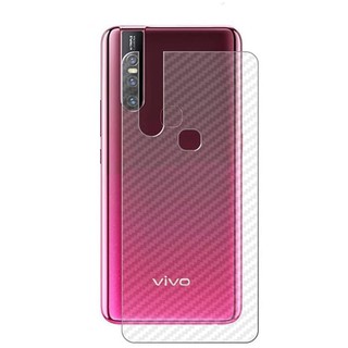 Vivo V15 Pro Skin Carbon Transparan garskin anti gores