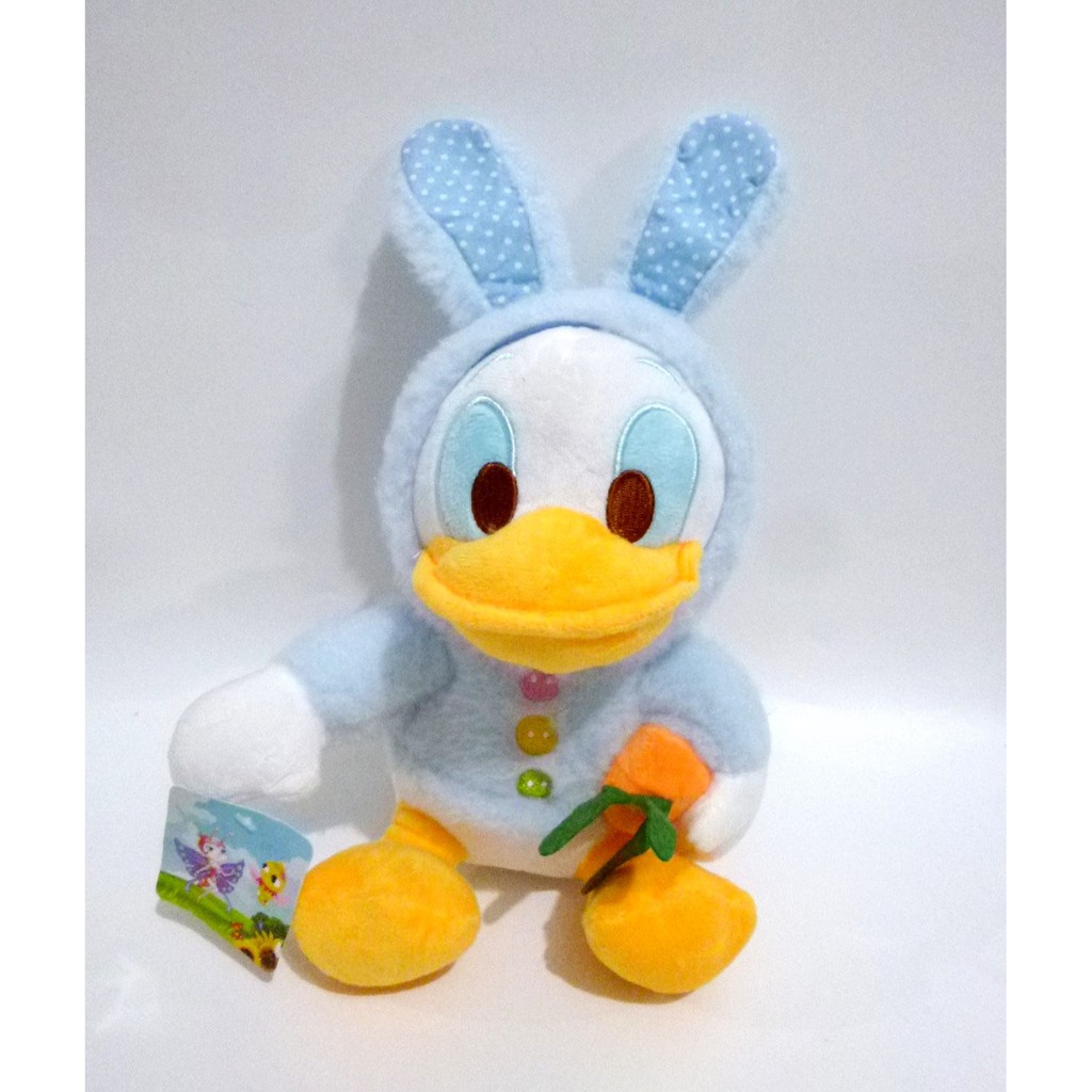 Boneka Donald Duck Easter Egg Blue Bunny Rabbit Costume Plush