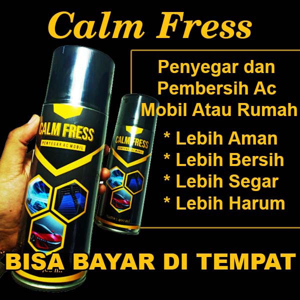 AC Refresher Pewangi AC Mobil Pembersih CALM FRES Pengharum Mobil Penghilang Bau Penyegar Aroma Lemo