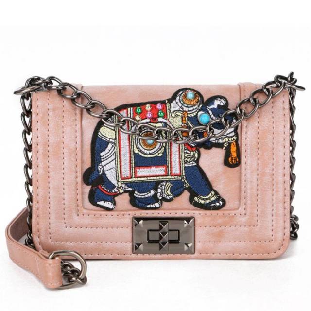 TAS CLUTCH WANITA MINI CLUTCH 11691 PINK VELVET