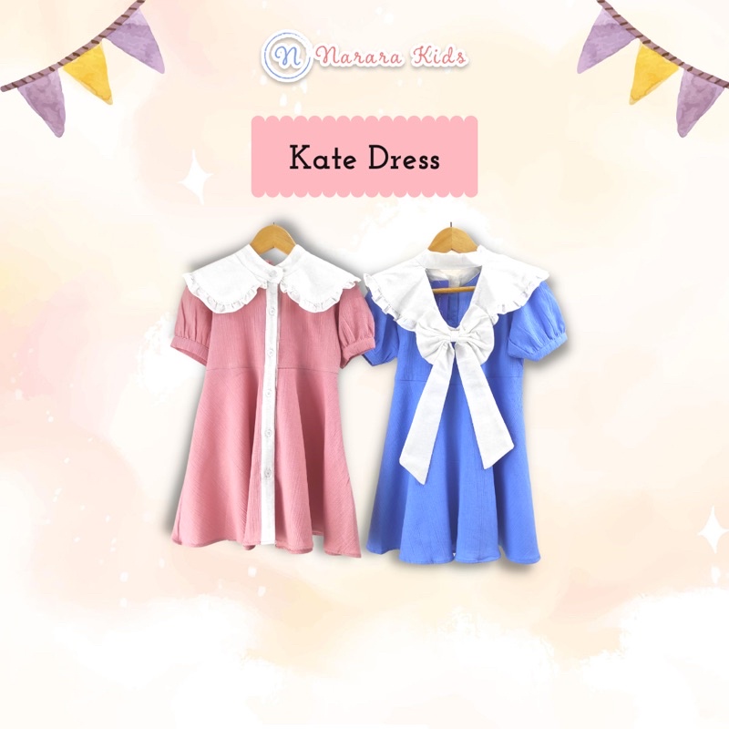 Dress Anak Perempuan Kate Dress by Narara Kids Pakaian Anak Perempuan