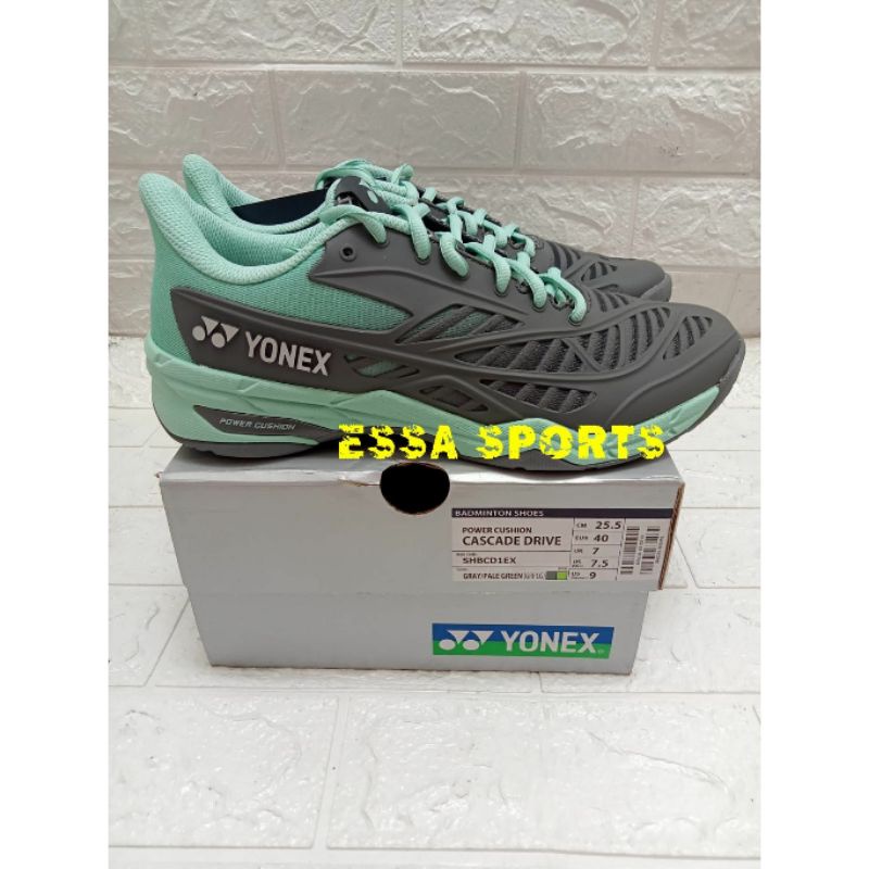SEPATU YONEX CASCADE DRIVE GRAY PALE GREEN ORIGINAL