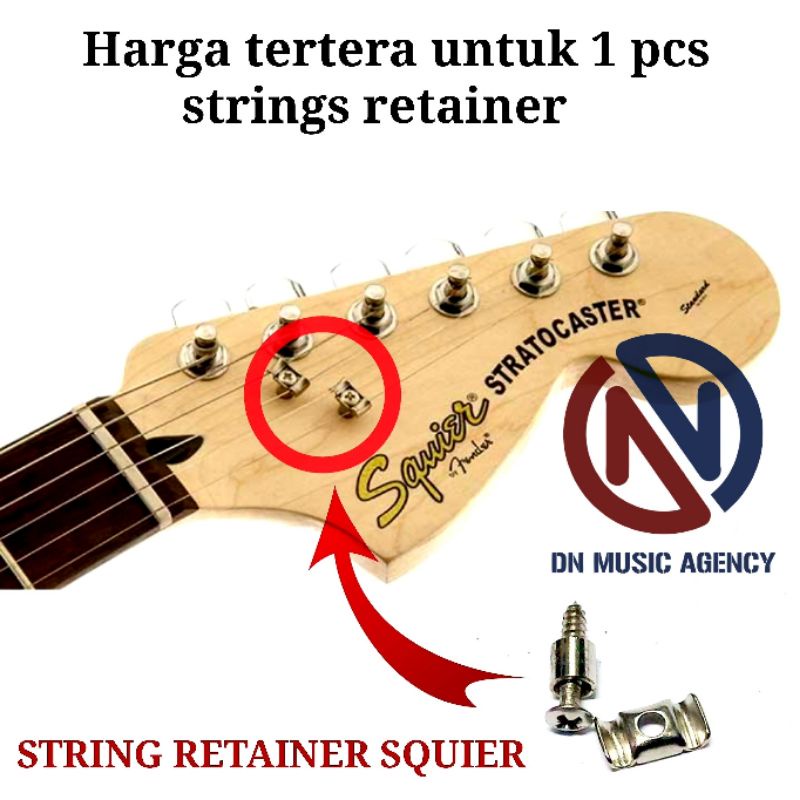 string retainer gitar squier stratocaster/ telecaster/ jaguar original string guide penahan senar