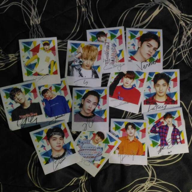 SEVENTEEN SET LIKE SVTN AUTOGRAPH POLAROID SVTN YANGPASHOP MINGYU SCOUPS HOSHI SVT