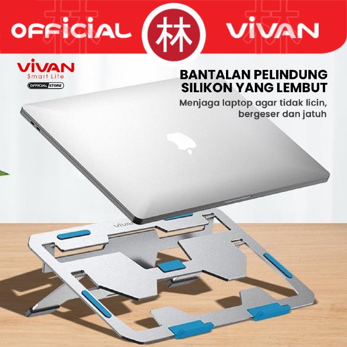 Vivan VLS02 Adjustable Portable Aluminum Alloy Laptop Cooling Stand