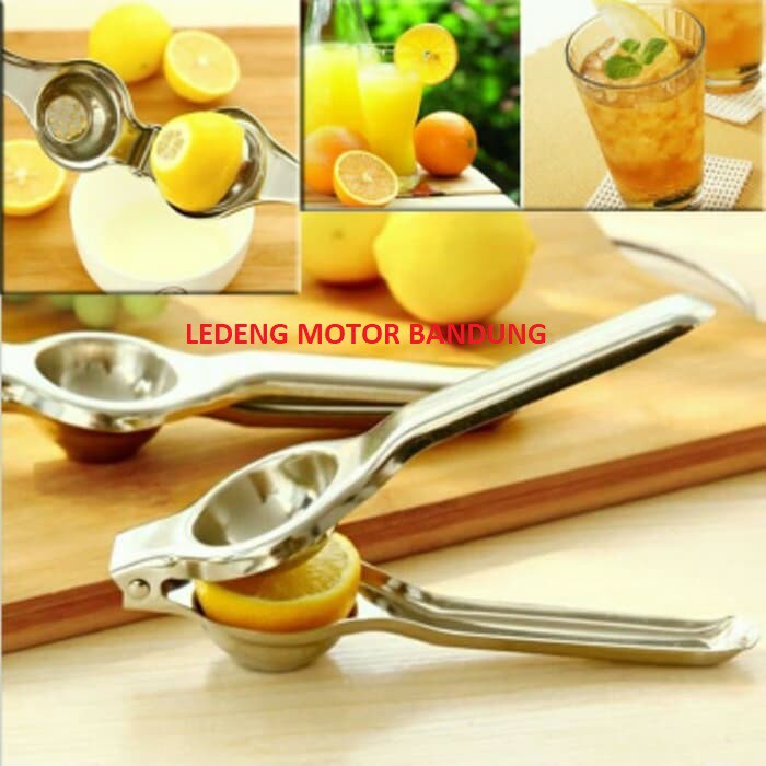 Press Alat Peras Lemon Jeruk Nipis Perasan Stainless Steel Pemeras