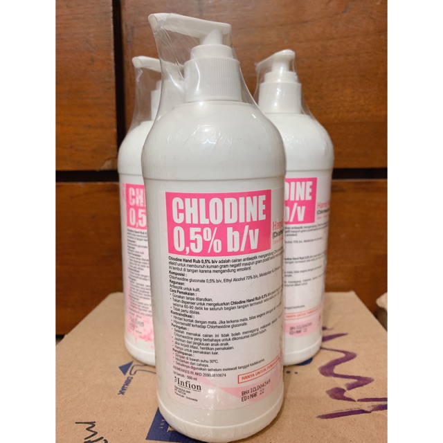CHLODINE HAND SANITIZER 500ML
