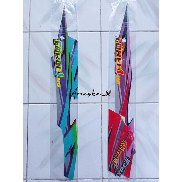 Sticker Lis Striping Yamaha Force1 1995 1994 | stiker motor yamaha force 1 merah Hijau
