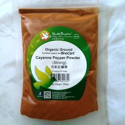 

Siap Kirim Organic Cayenne Pepper Powder (Strong) By Health Paradise 100Gr