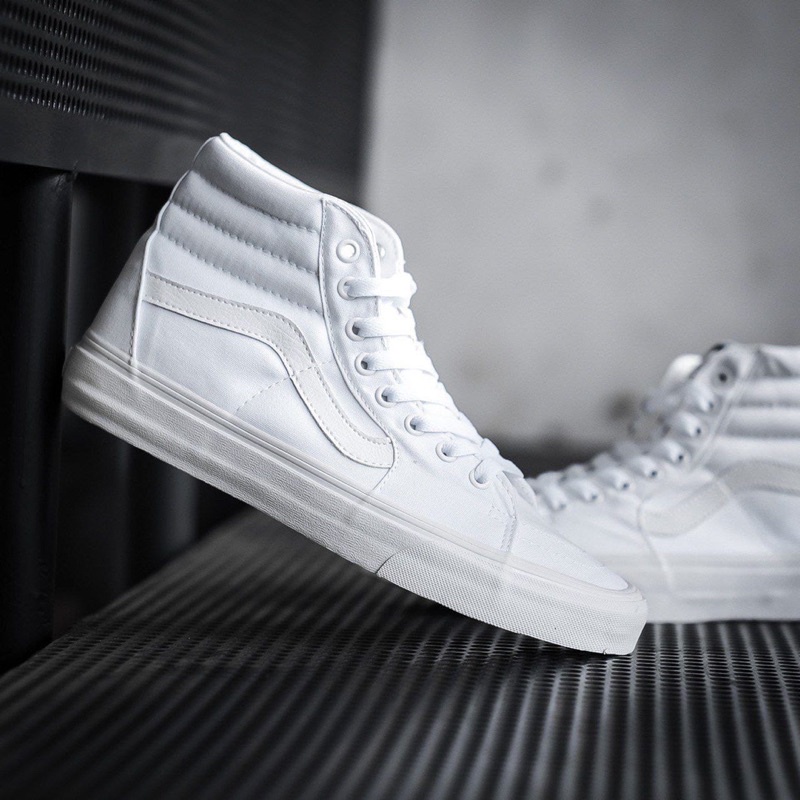 V4NS SK8-HI TRUE WHITE CLASSIC ORIGINAL 100%