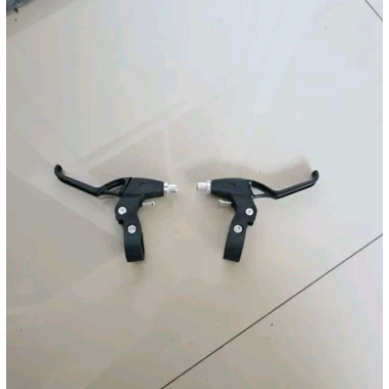 Handle rem lever tuas rem u v brake discbrake disc brake lever untuk sepeda mekanik mtb seli folding bike lipat city bike hybrid bmx anak anak