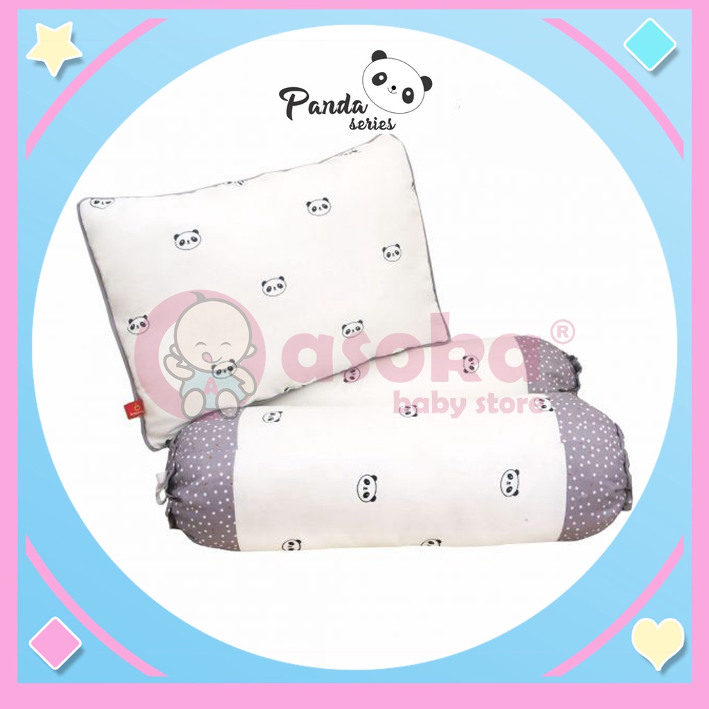 Omiland Matras Bayi + Set Bantal Peang Panda Series OWM3141 ASOKA