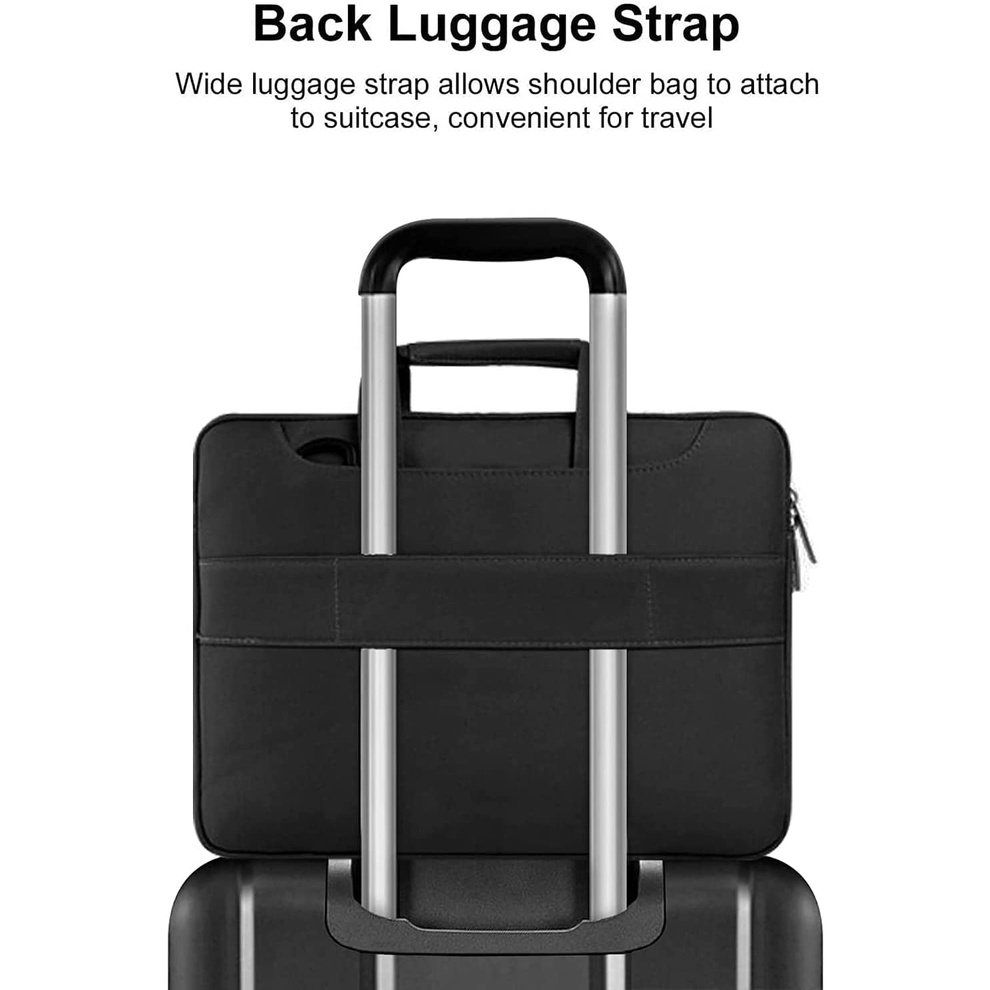 Tas Laptop Selempang Mosiso Shoulder Strap 13 14 15 16 inch