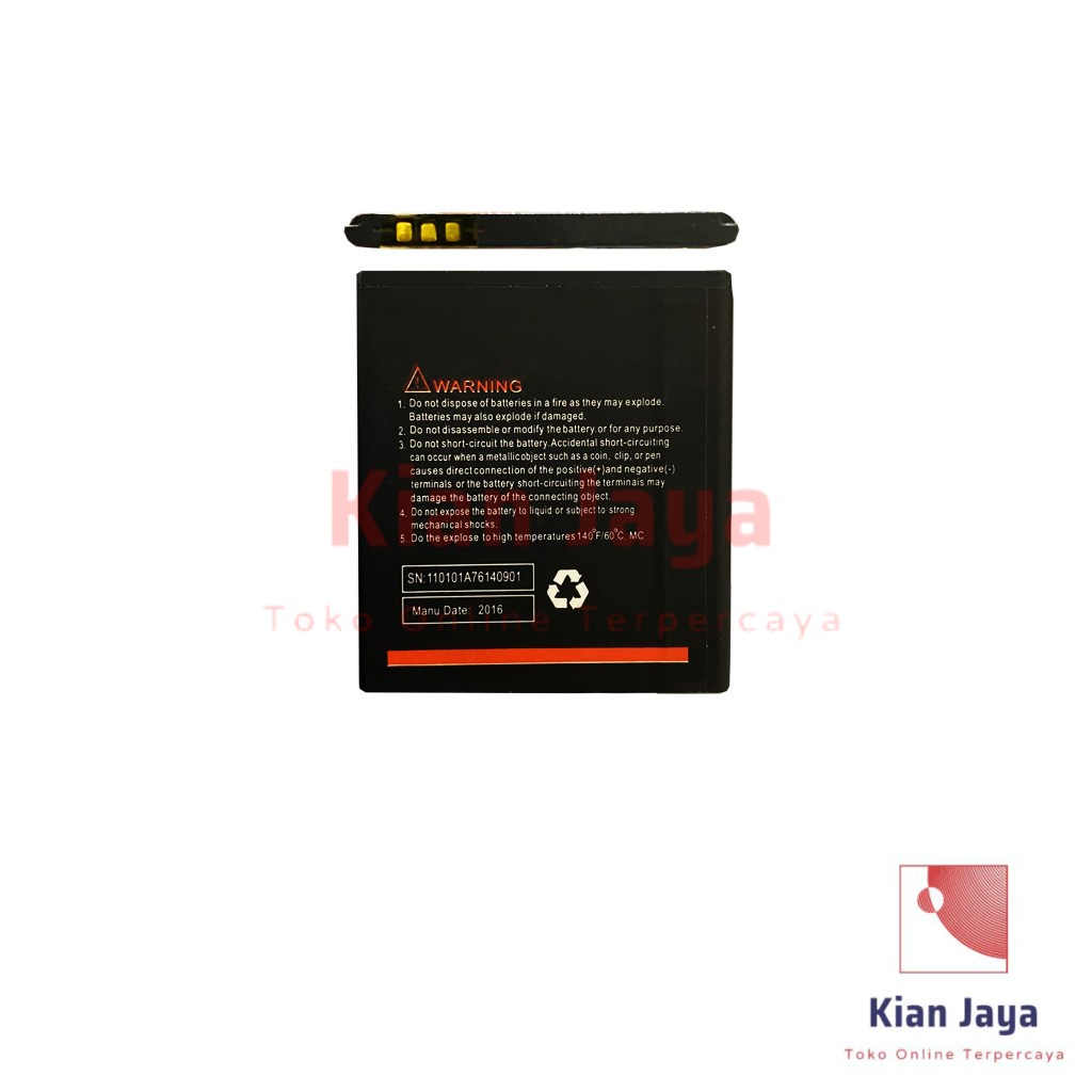 Baterai Evercoss TC1 Original Double Power Batre Batrai Battery Hp Ori