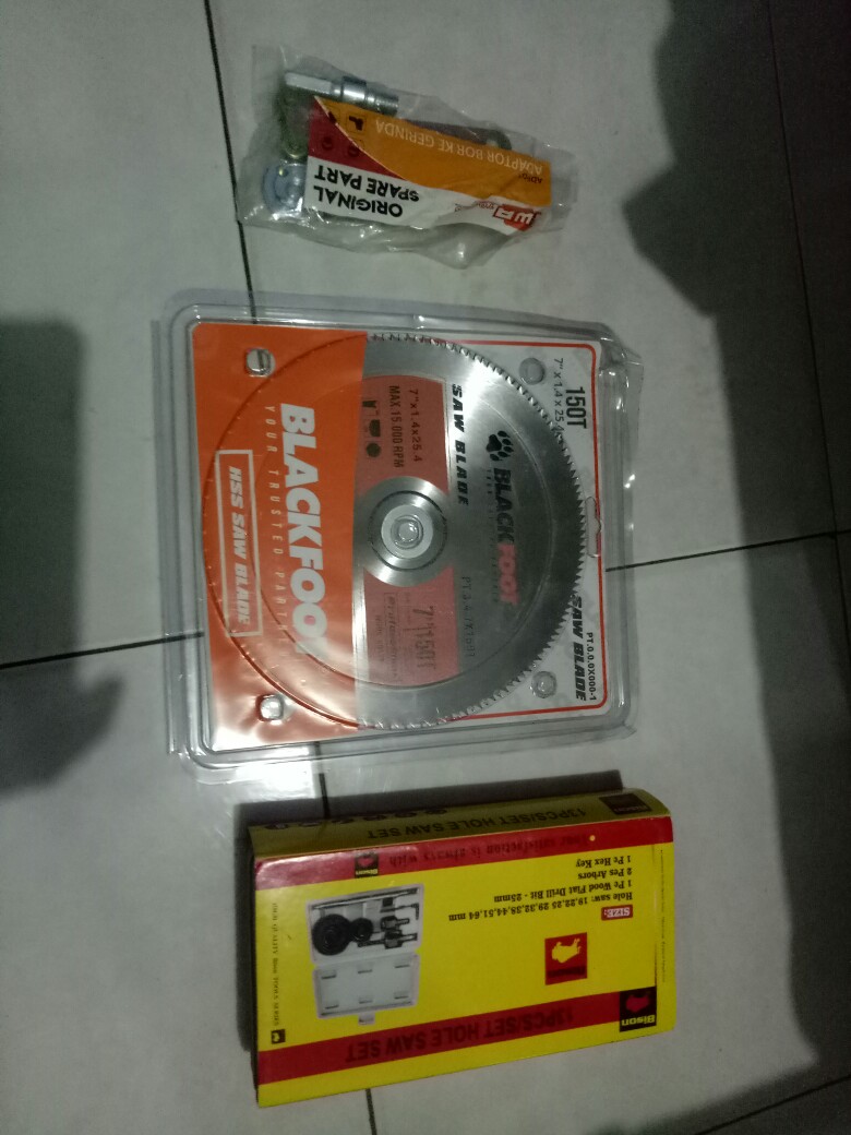 Bison Hole Saw Kit 13 Pcs - Holesaw Set Mata Bor Pelubang Kayu