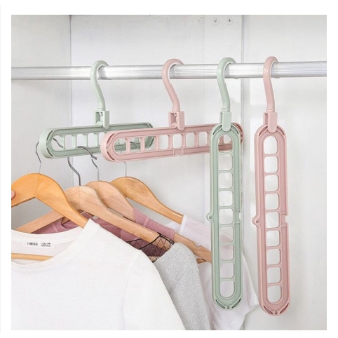 H826 Magic Hanger Instan Gantungan Baju Lemari Pakaian Wonder Hanger 9 in 1 Ajaib Import