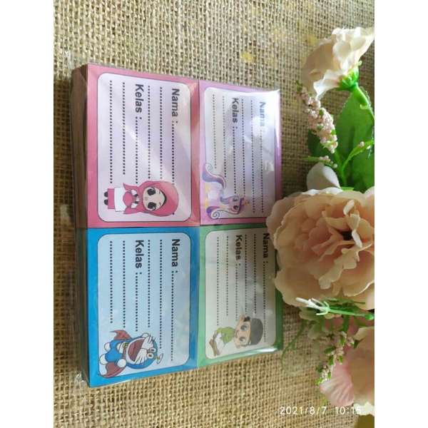 

stiker buku pelajaran isi 50 pcs
