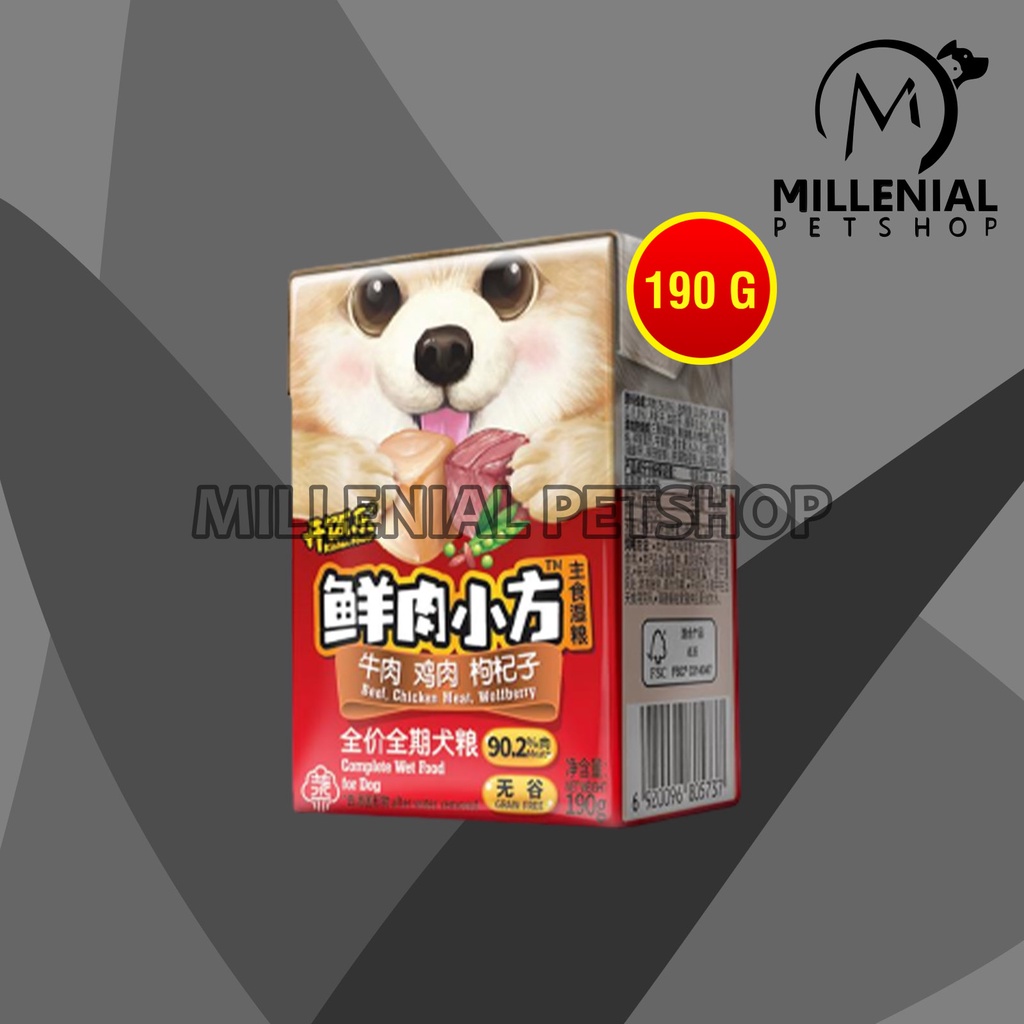 Kitchen Flavour Dog Food Wet Makanan Basah Anjing 190 Gram