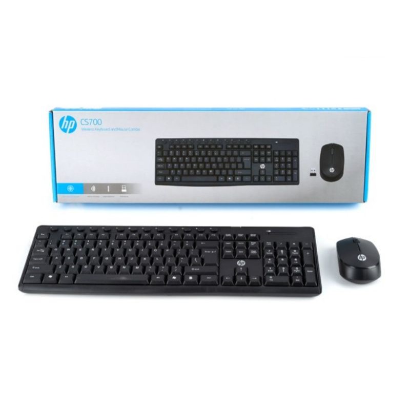 KEYBOARD + MOUSE WIRELESS HP