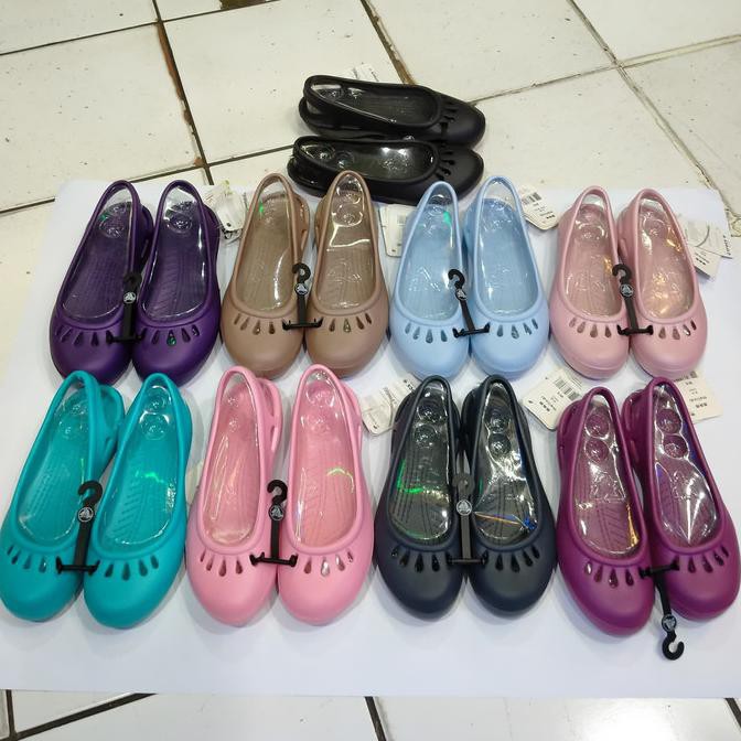 Ready# Sepatu Sandal Wanita/Sandal Crocs Malindi - Random, 36