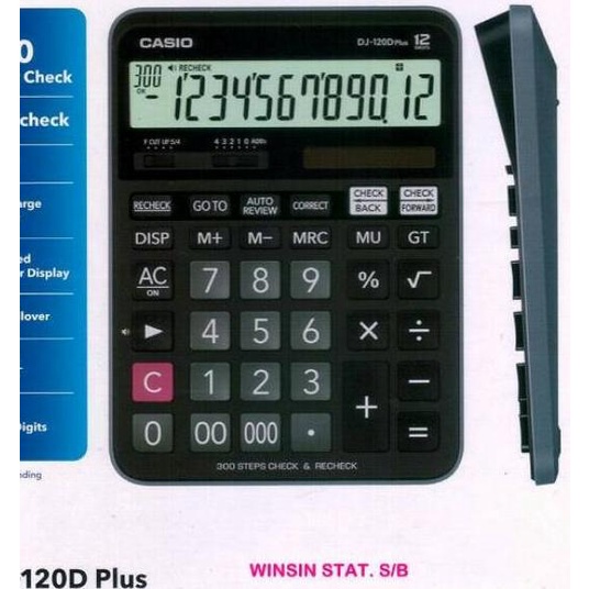 

Bestseller TKRRU Casio DJ-120D PLUS - Kalkulator Meja 95 Hot Sale