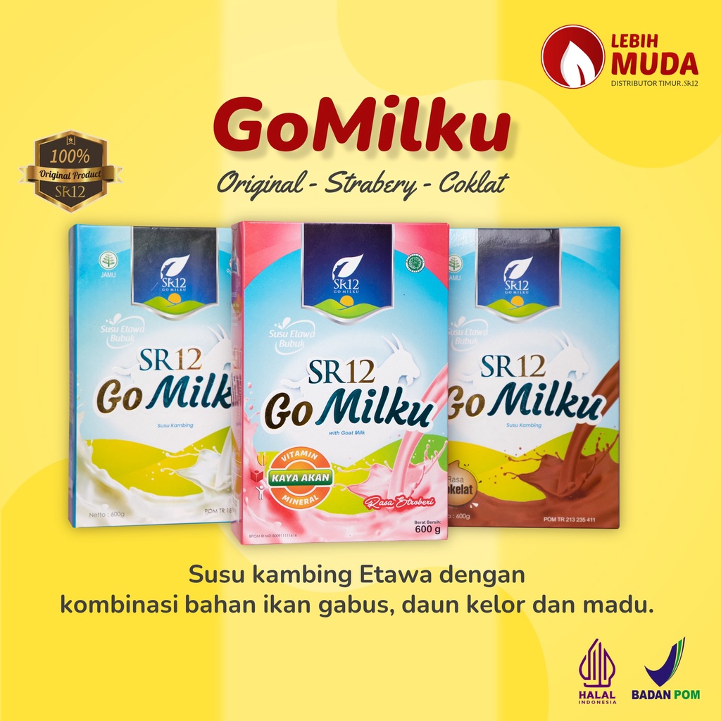 

GO MILKU SR12 - Susu Kambing Etawa Premium Meningkatkan Kesehatan Imun Tubuh