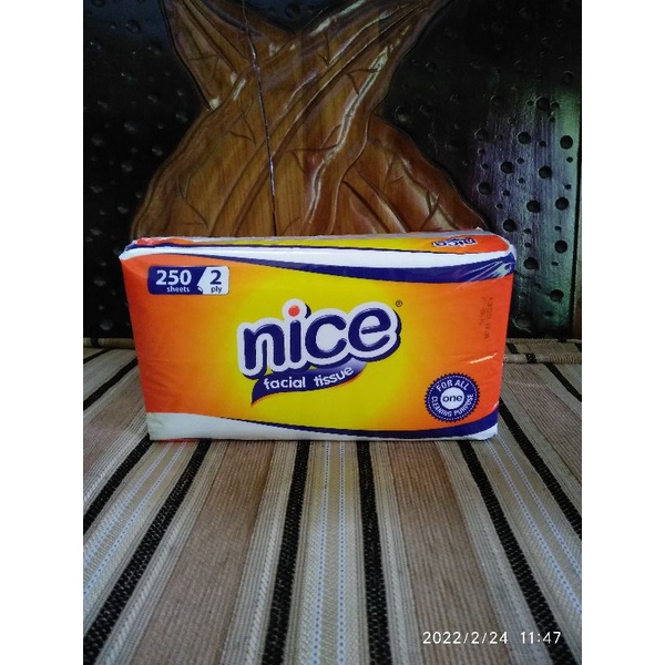 Tissue nice 250 sheets 2 ply