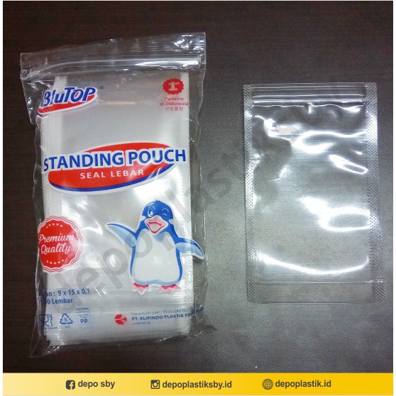 

STANDING POUCH SEAL LEBAR 9x15 cm / KEMASAN CAMILAN / KEMASAN POWDER / KEMASAN KERIPIK