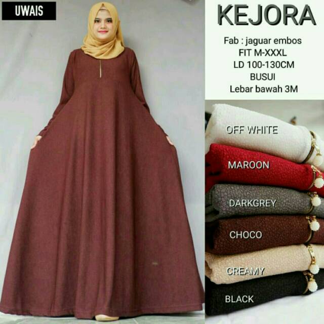 Kejora Maxy, jumbo maxi, gamis jumbo, gamis,baju bumil,baju busui,baju jumbo,baju ori uwais,real pic