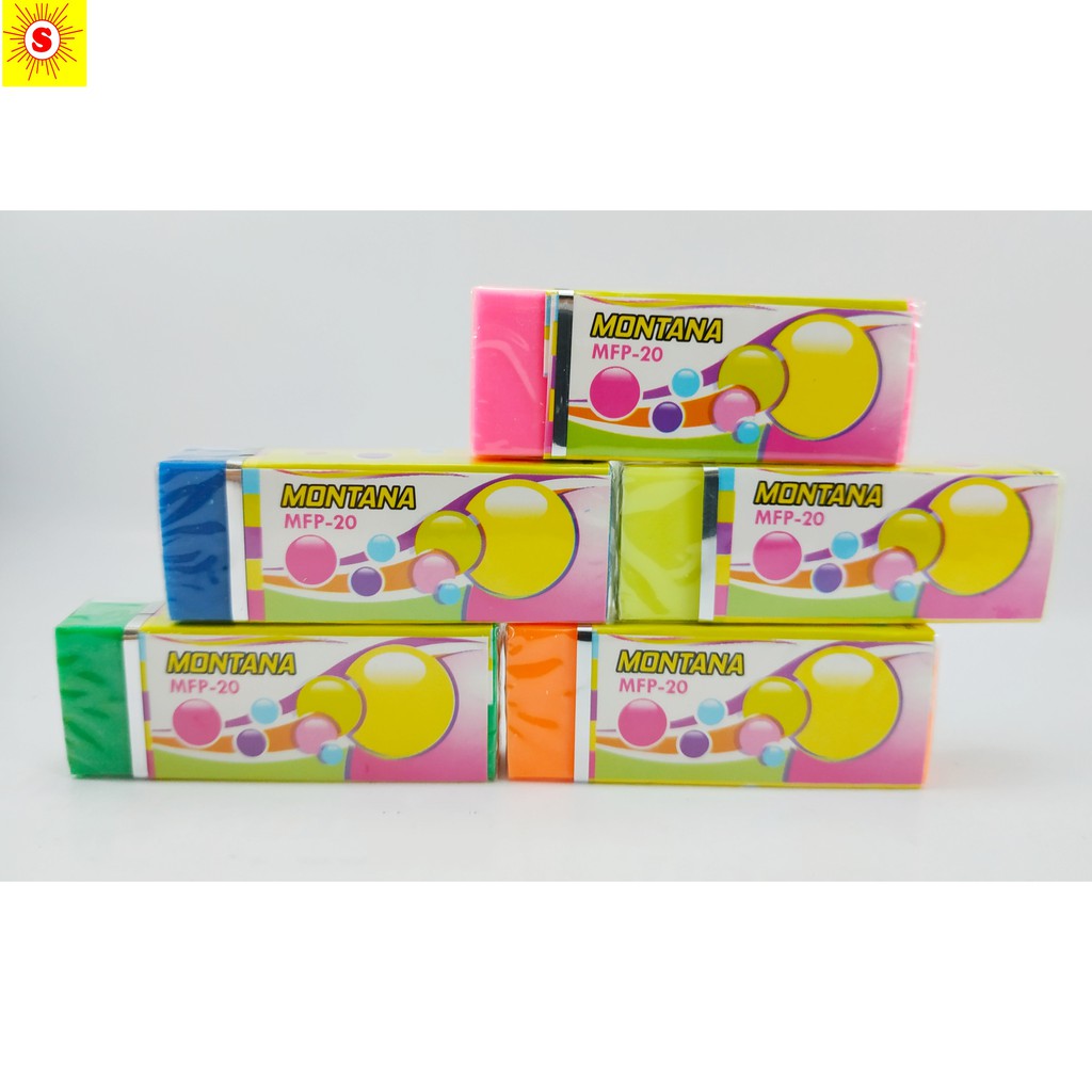 

Eraser / Penghapus Montana MFP-20 / 1 BOX 20 PCS MURAH