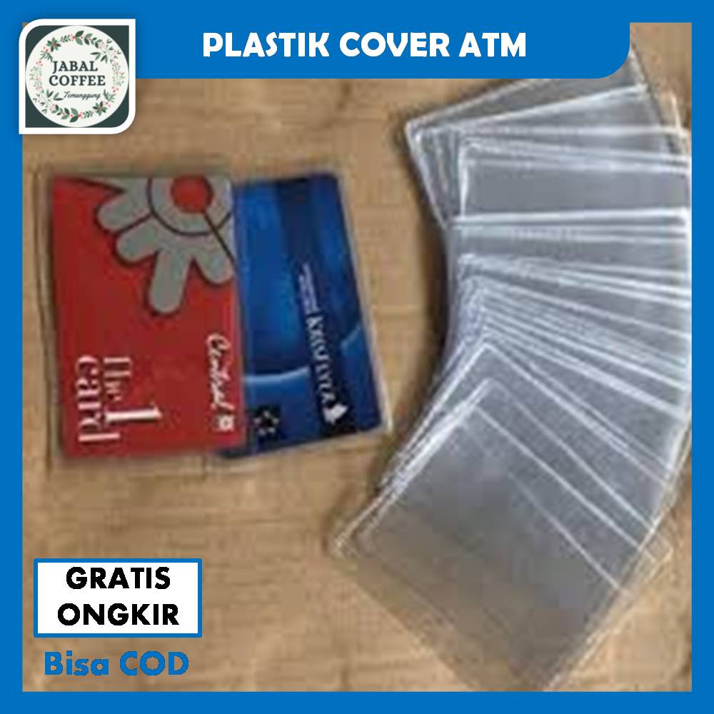 Plastik Pelindung ATM SIM KTP Kartu Nama / Plastik Kartu ATM SIM KTP / Plastik Cover Kartu J56