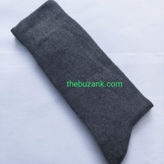 KAOS KAKI PRIA DEWASA / KAOS KAKI POLOS / KAOS KAKI KANTORAN-abu tua