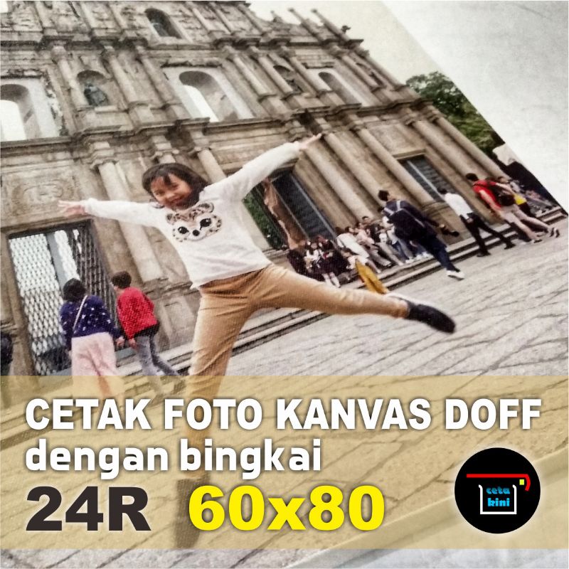 Cetak Foto Photo Kanvas Canvas Doff 24R Bingkai