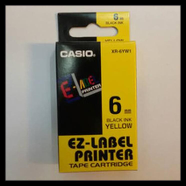 

READY STOK LABEL TAPE CASIO 6MM PAKET ALAT TULIS MURAH