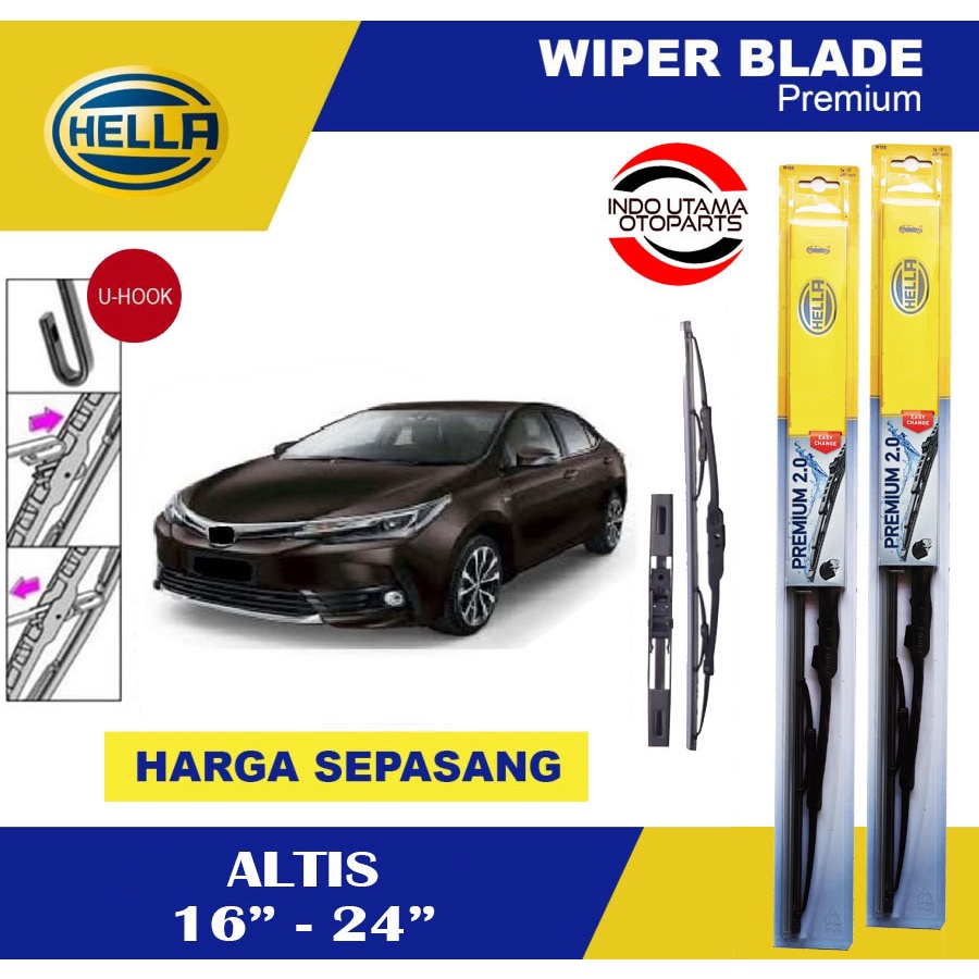 Wiper Blade Mobil Altis HELLA Premium 2.0 (16-24)