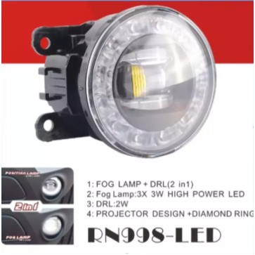 FOGLAMP / LAMPU KABUT DLAA RN998LED FOGLAMP RN 998 LED