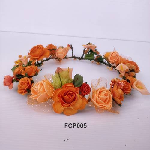 [PRODUK TERMURAH] AKSESORIS RAMBUT WANITA BANDO BUNGA FLOWER CROWN PESTA FCP005