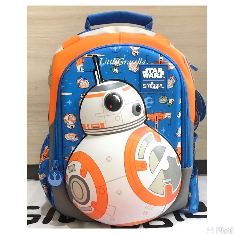 Smiggle Backpack Junior Star Wars original/Tas ransel anak PG/TK smiggle original