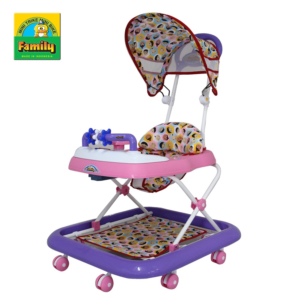 Baby Walker Family Seri Mobil Bw 1827 Motif Upin Ipin Shopee Indonesia