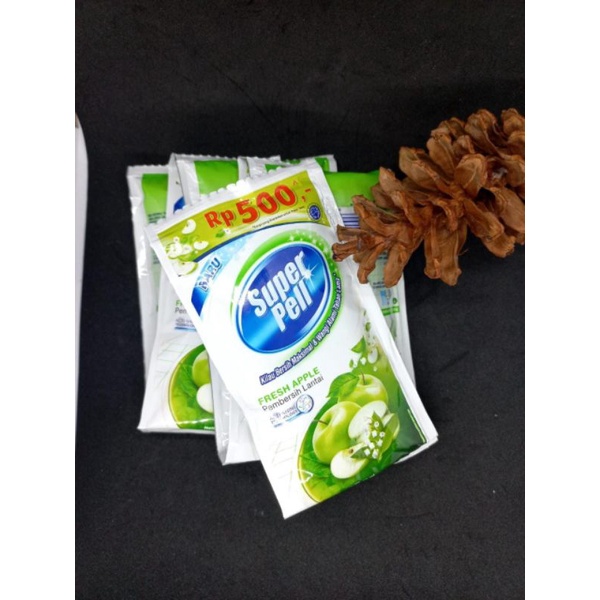 super pell pembersih lantai 25 ml × 12 sachet