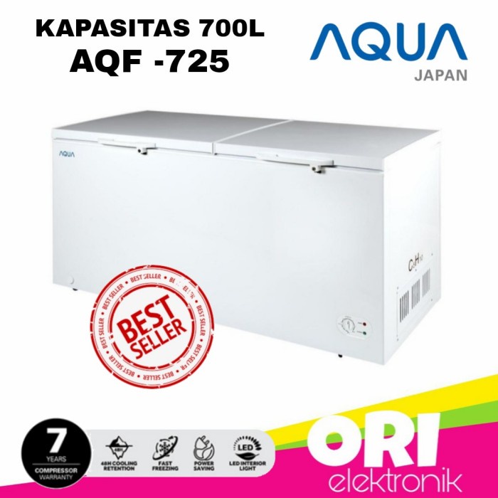 (SUSE) AQUA FREEZER BOX / BOX PEMBEKU 700L AQF-725 (SBY-SDA-GRESIK ONLY)