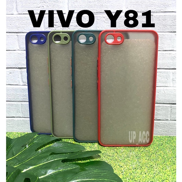 VIVO Y81 Case Bumper Candy Matte FUZE Dove PROTECTOR Hybrid My Choice