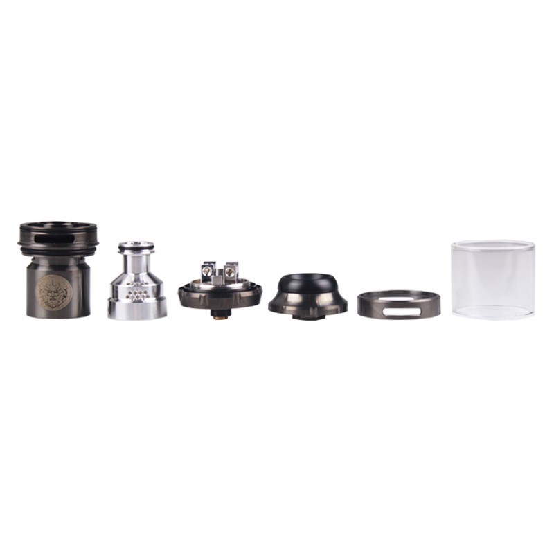 Zeus X 25 RTA Atomizer - Warna GUN METAL [Clone]