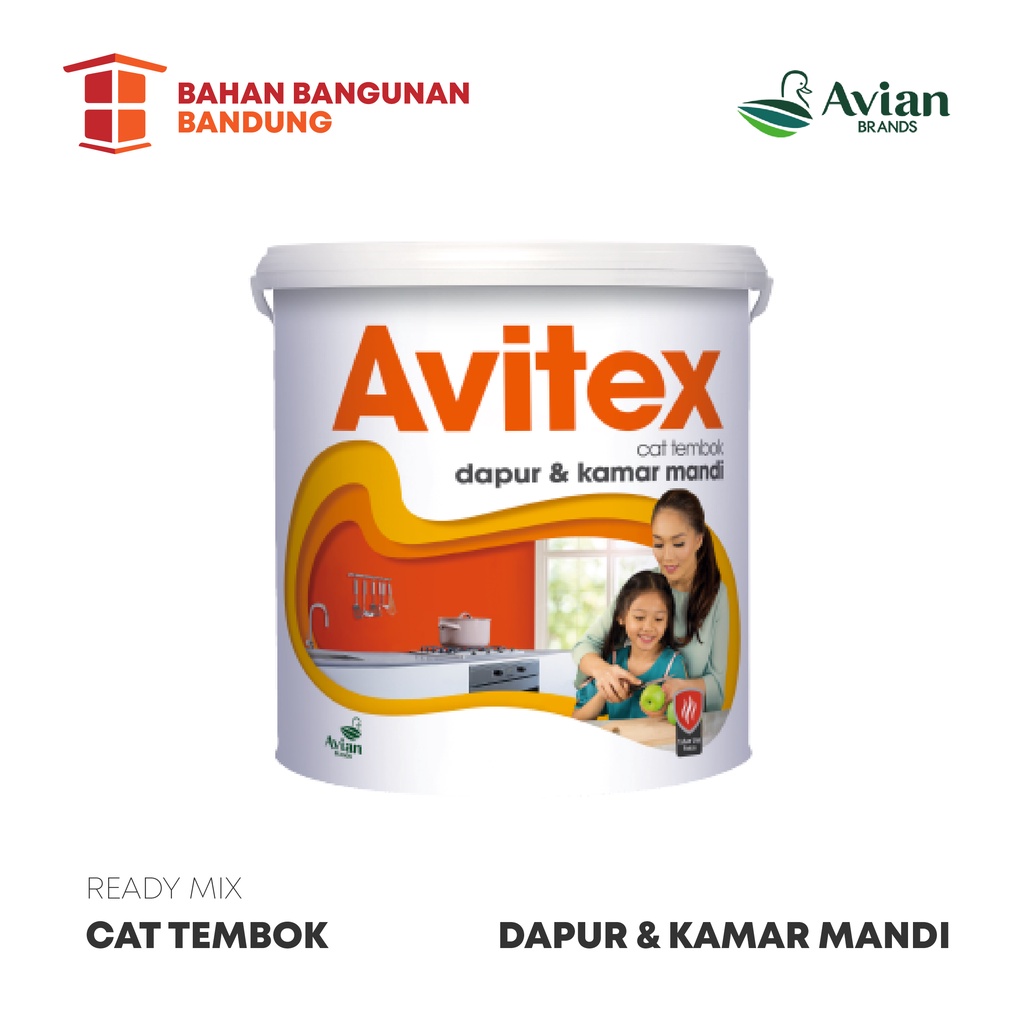 Jual Cat Tembok Interior Avitex Dapur Kamar Mandi Kg Murah