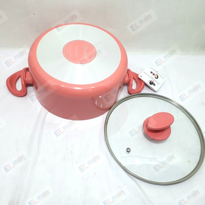 Panci Sauce pot Dutch Oven KIRIN TENUN 24 CM Marble Stock Pot 24cm