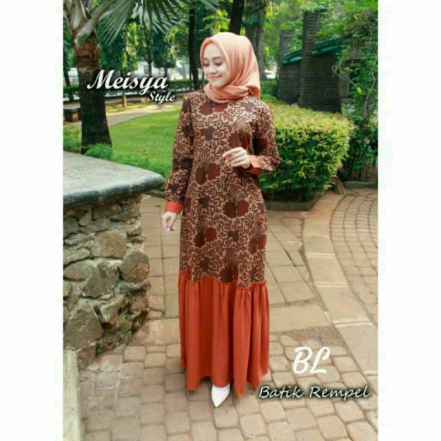 GAMIS BATIK MANGGAR, PADI,SEKAR,CANTIK,KUBIS,KIPAS,DAUN,KUPU,NADINE,GENDIS